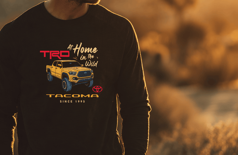 Toyota Tacoma At Home in the Wild 4x4 Long Sleeve Tee - Goats Trail