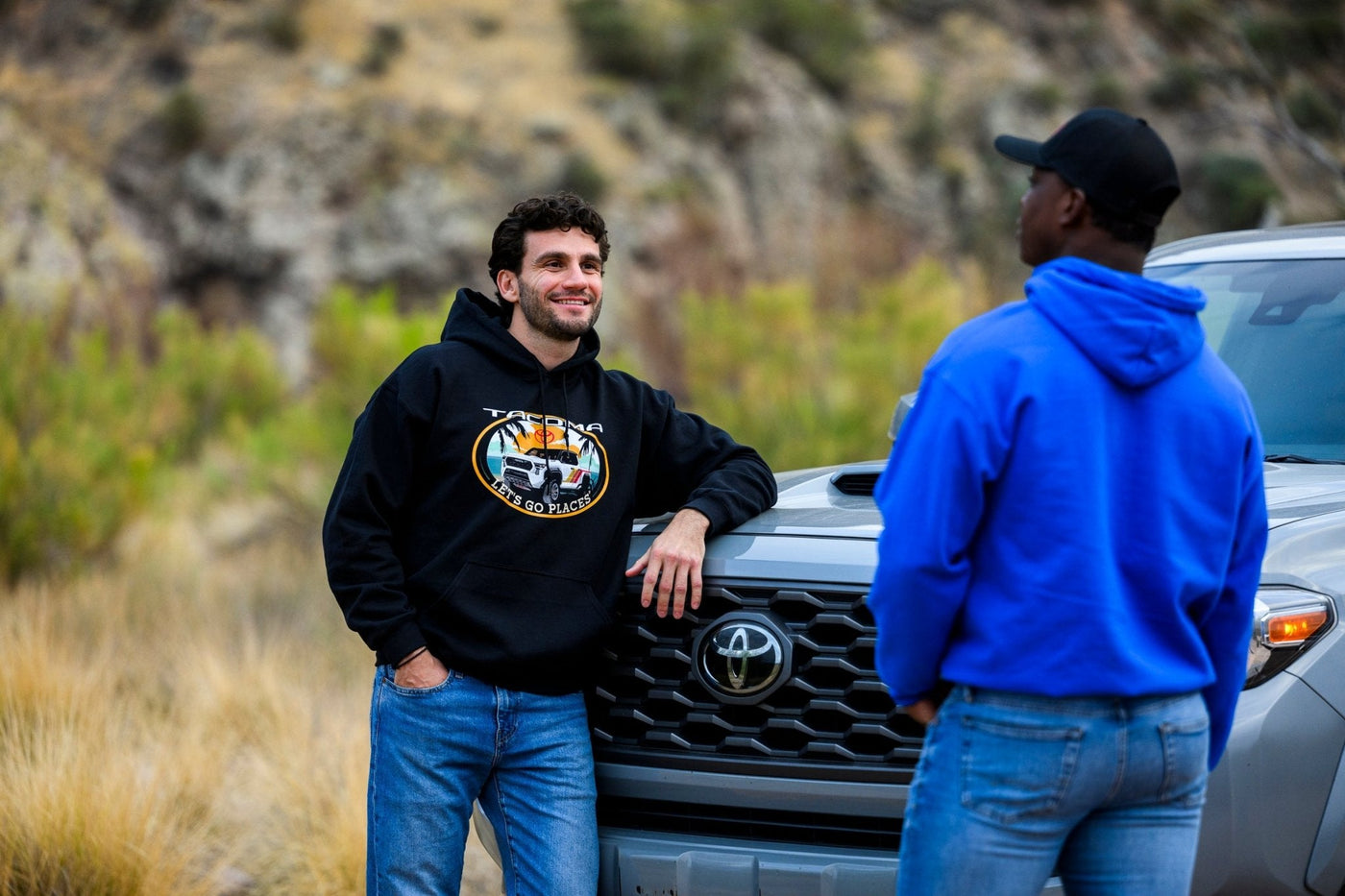 Toyota Tacoma Pick-Up Truck 4 x 4 Let's Go Places Hoodie Hooded Sweatshirt