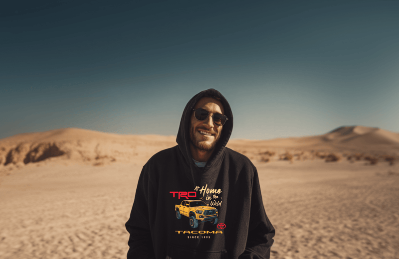 Toyota Tacoma Pick - up Truck At Home in the Wild Hoodie - Goats Trail