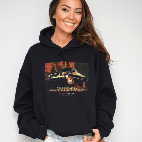 Toyota Tacoma Pick - Up Truck Retro Hoodie - Goats Trail