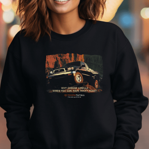 Toyota Tacoma Pick-Up Truck Retro Sweatshirt - Goats Trail