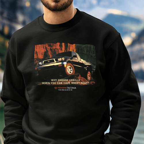 Toyota Tacoma Pick-Up Truck Retro Sweatshirt-Vintage Off Road Crewneck Sweatshirt