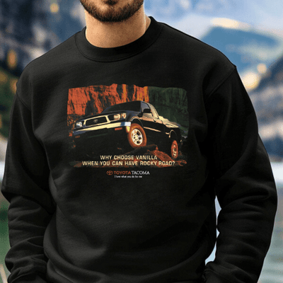 Toyota Tacoma Pick-Up Truck Retro Sweatshirt-Vintage Off Road Crewneck Sweatshirt