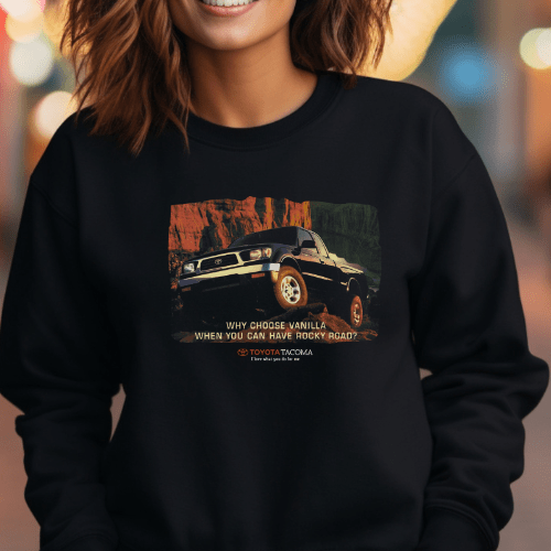 Toyota Tacoma Pick-Up Truck Retro Sweatshirt-Vintage Off Road Crewneck Sweatshirt