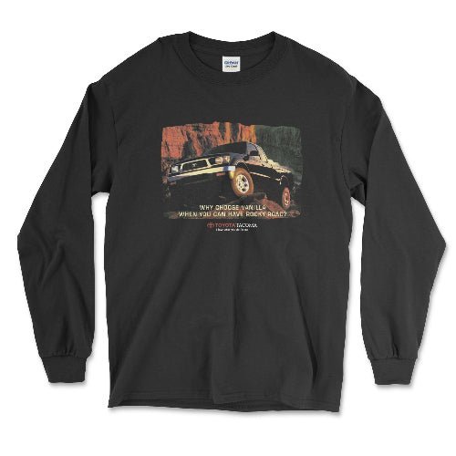 Toyota Tacoma Pick-Up Truck Vintage Inspired Long Sleeve Tee - Goats Trail