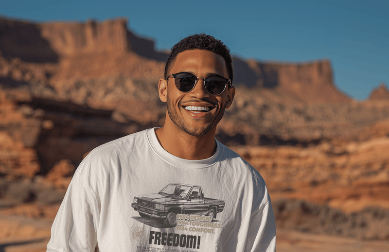 Toyota Tacoma Pick - Up Truck Vintage Long Sleeve Tee - Goats Trail