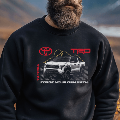 Toyota Tacoma TRD Pick-Up 4 x 4 Crewneck Sweatshirt Crewneck Sweatshirt