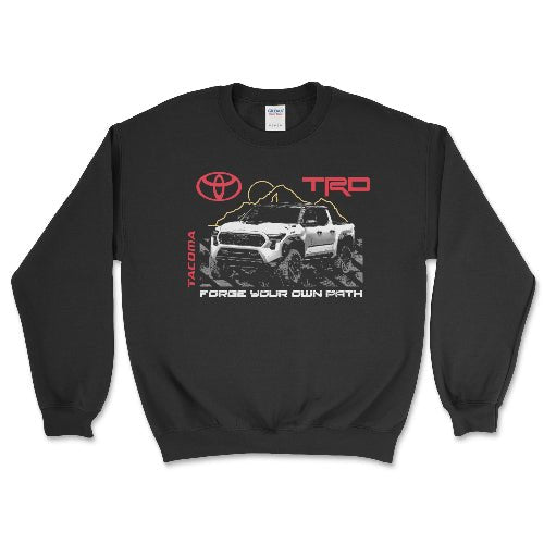 Toyota Tacoma TRD Pick-Up 4 x 4 Crewneck Sweatshirt Black / Small Crewneck Sweatshirt