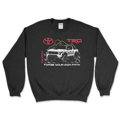 Toyota Tacoma TRD Pick-Up 4 x 4 Crewneck Sweatshirt Black / Small Crewneck Sweatshirt