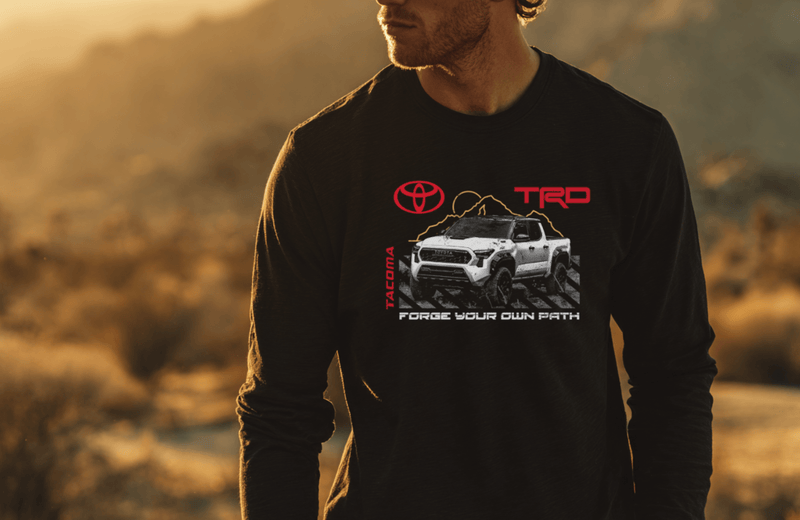 Toyota Tacoma TRD Pick - Up Long Sleeve Tee - Goats Trail
