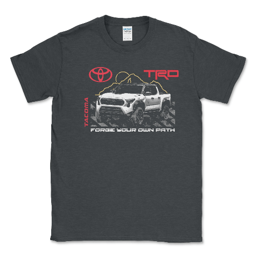 Toyota Tacoma TRD Pick-Up Truck 4x4 T-shirt Dark Heather / Small Unisex T-shirt