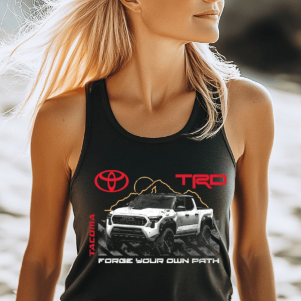 Toyota Tacoma TRD Women's Racerback Tank Top Women's Tank Tops