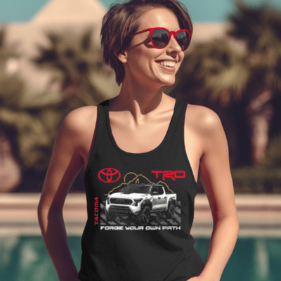 Toyota Tacoma TRD Women's Racerback Tank Top Women's Tank Tops