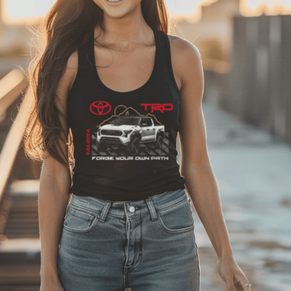 Toyota Tacoma TRD Women's Racerback Tank Top Women's Tank Tops