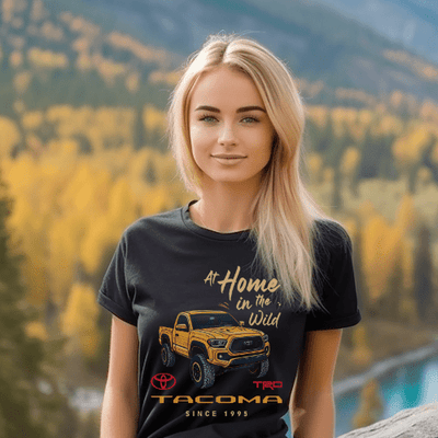 Toyota Tacoma Women's Off Road Apparel-Black Crop Top Crop Top