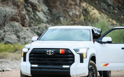 Toyota TRD Badge Hat-4Runner Tacoma Tundra Sequoia Heather Grey Hats