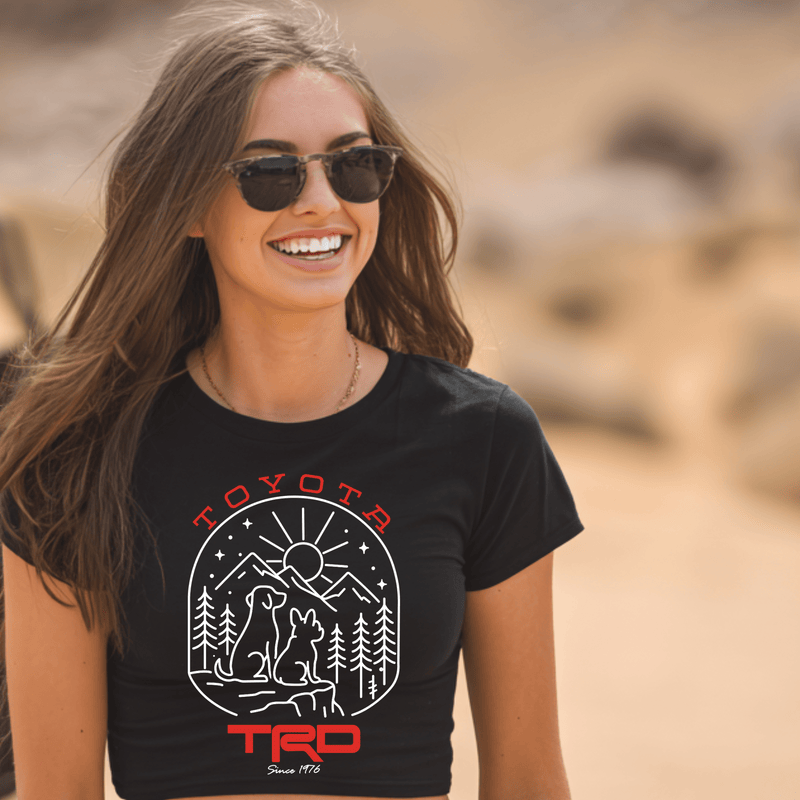 Toyota TRD Dog Crop Top - Goats Trail