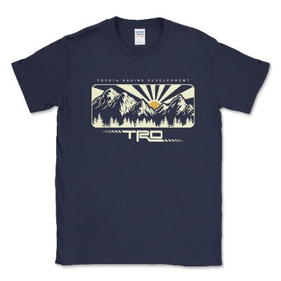 Toyota TRD Men's Big and Tall 4x4 Mountain Tee Navy / LT Big and Tall Shirts