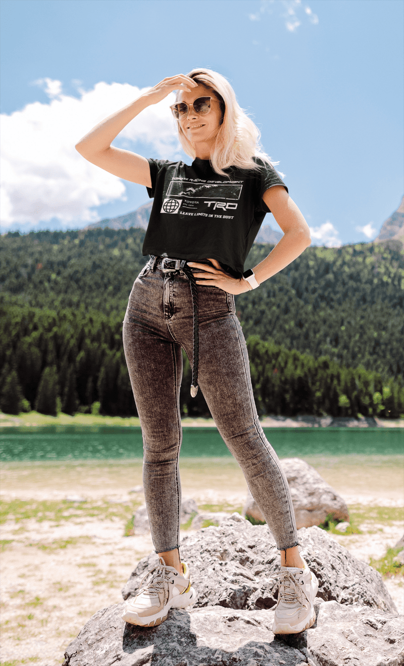 Toyota TRD Pro - Leave Limits in the Dust Crop Top - Goats Trail