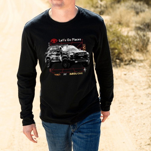 Toyota TRD Sequoia Let's Go Places Long Sleeve Tee Long-Sleeve T-shirt