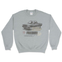 Toyota Truck Vintage Crewneck Sweatshirt - 4x4 Off Road Style - Goats Trail