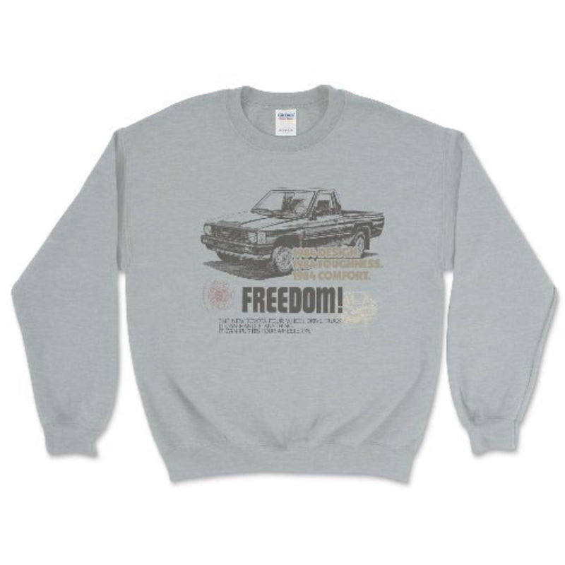 Toyota Truck Vintage Crewneck Sweatshirt - 4x4 Off Road Style - Goats Trail