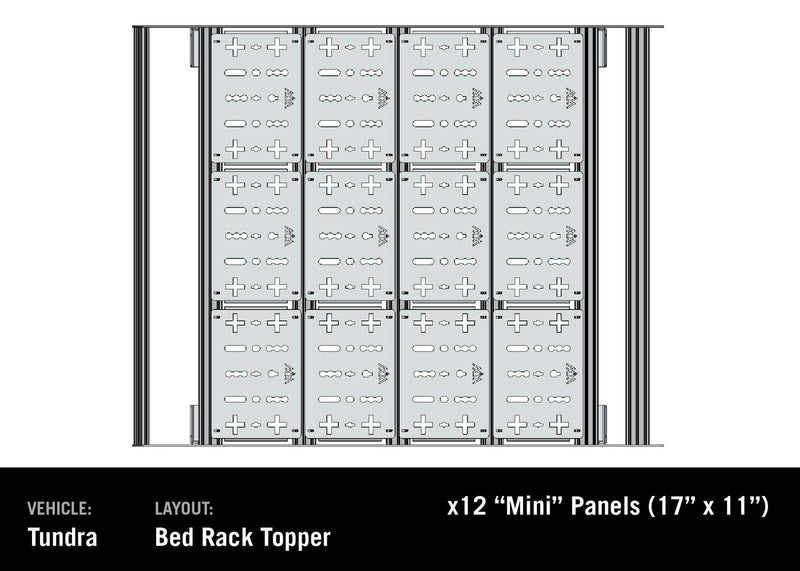 Toyota Tundra 3rd Gen (2022+) Bed Rack - DRIFTR Topper (Add - on) - Goats Trail