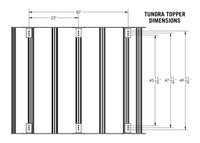 Toyota Tundra 3rd Gen (2022+) Bed Rack - DRIFTR Topper (Add - on) - Goats Trail