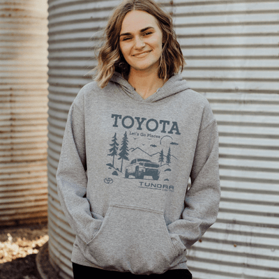 Toyota Tundra "Let's Go Places" Pick-Up Truck Off Road Hoodie Hooded Sweatshirt