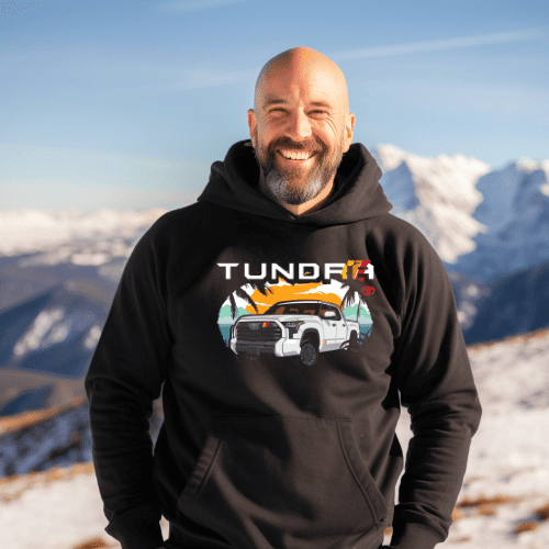Toyota Tundra Pick - Up Truck Beach Hoodie - Goats Trail