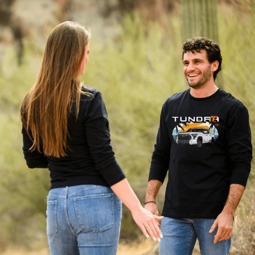 Toyota Tundra Pick-Up Truck Beach Long Sleeve Tee Long-Sleeve T-shirt