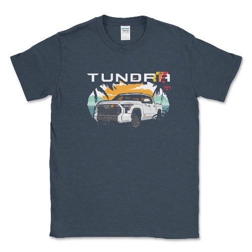 Toyota Tundra Pick - Up Truck Beach Tee - Toyota Licensed - Goats Trail