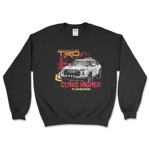 Toyota Tundra TRD Climb Higher Crewneck Sweatshirt - Goats Trail