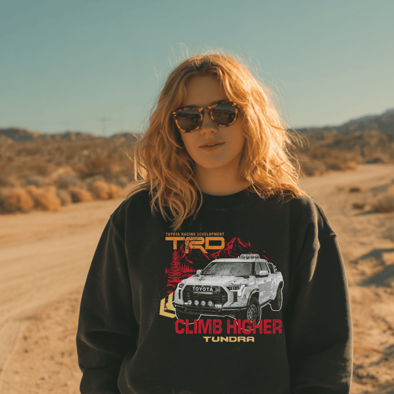 Toyota Tundra TRD Climb Higher Crewneck Sweatshirt - Goats Trail