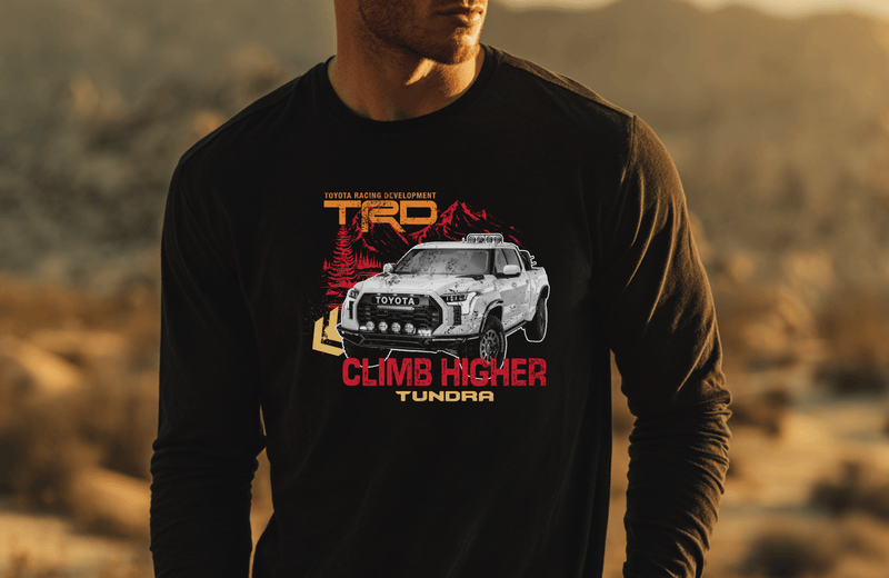Toyota Tundra TRD Climb Higher Long Sleeve Tee - Goats Trail