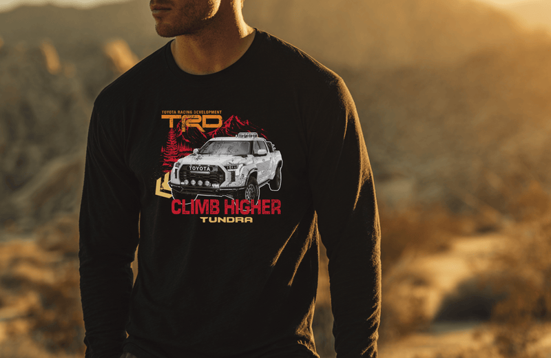 Toyota Tundra TRD Climb Higher Long Sleeve Tee - Goats Trail