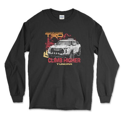 Toyota Tundra TRD Climb Higher Long Sleeve Tee Black / Small Long-Sleeve T-shirt