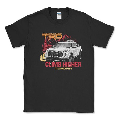 Toyota Tundra TRD Climb Higher Off Road 4 x 4 T-shirt Black / Small Unisex T-shirt