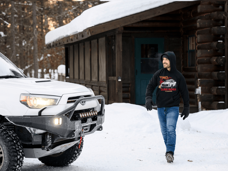 Toyota Tundra TRD Pick - Up Truck Off Road Climb Higher Hoodie - Goats Trail
