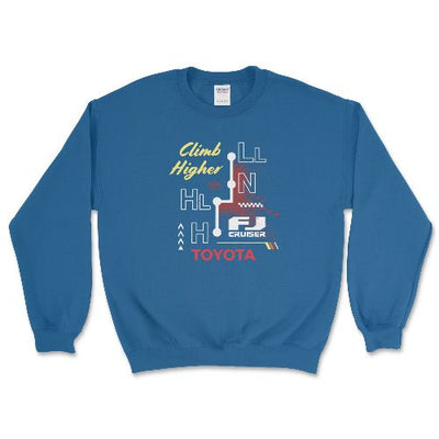 Toyota Vintage FJ Cruiser Sweatshirt-4x4 Off Road Merch Royal / Small Crewneck Sweatshirt