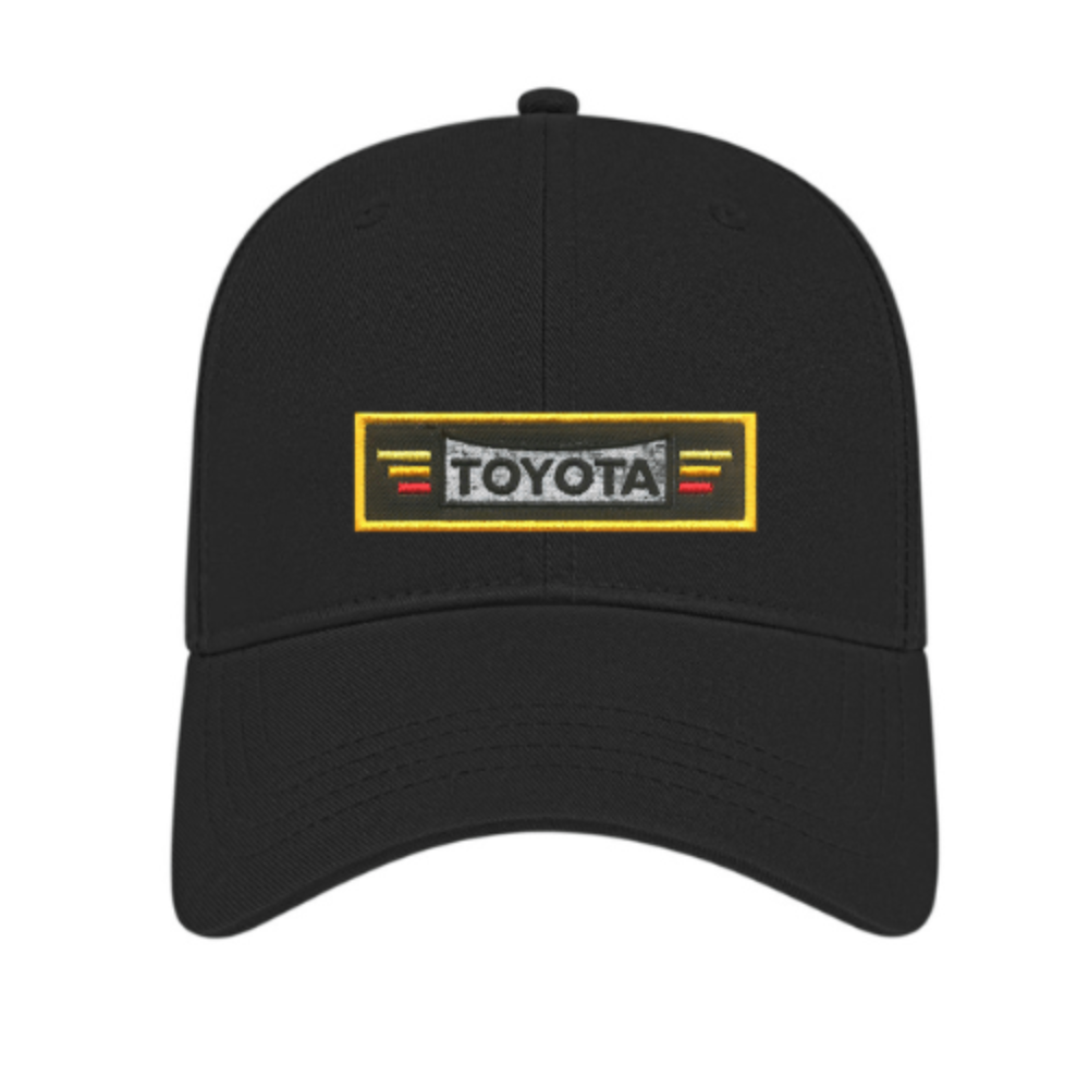 Toyota Vintage Logo Hat-Official Toyota Licensed Merch Black Hats