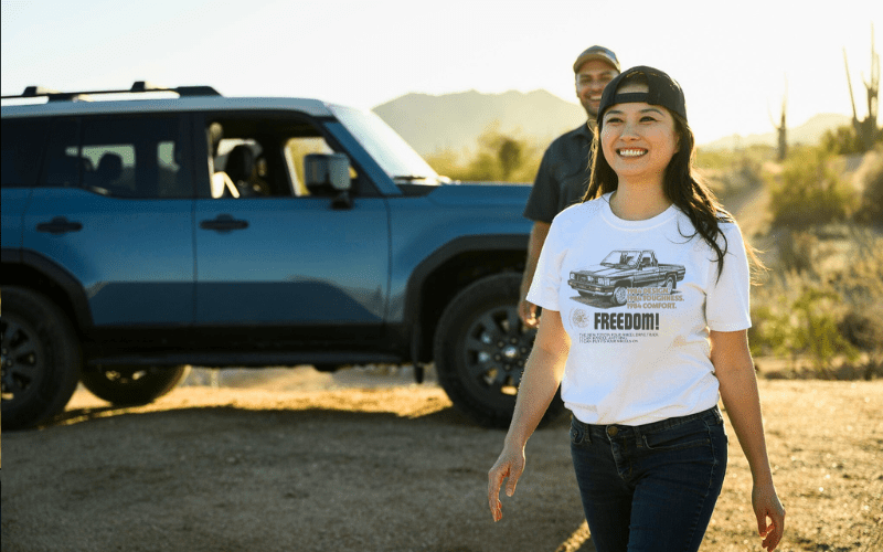 Toyota Vintage Pick - Up Truck T-shirt - Off Road Merch - Goats Trail