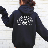 Toyota Zip - Up Hoodie - Power to Explore Adventure - Goats Trail