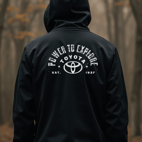 Toyota Zip - Up Hoodie - Power to Explore Adventure - Goats Trail