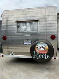 Vibrant Cute RV Camper Lifestyle Spare Tire Cover-RV, Camper - Goats Trail