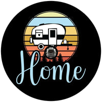Vibrant Cute RV Camper Lifestyle Spare Tire Cover - RV, Camper - Goats Trail