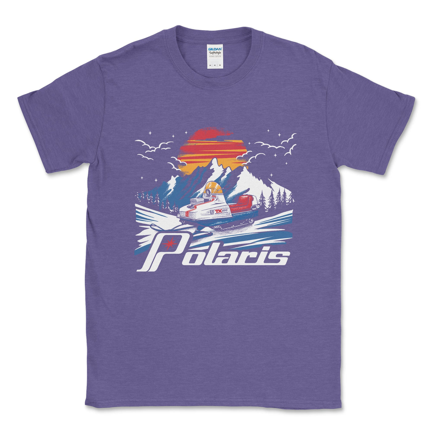 Vintage Polaris Snowmobile Tee Shirt - Goats Trail Off - Road Apparel Company