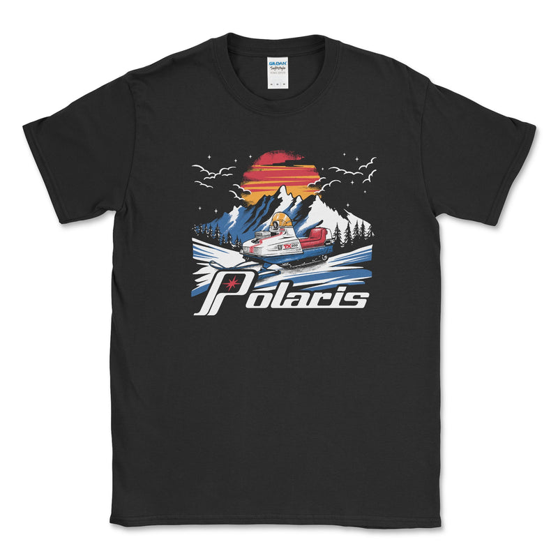 Vintage Polaris Snowmobile Tee Shirt - Goats Trail