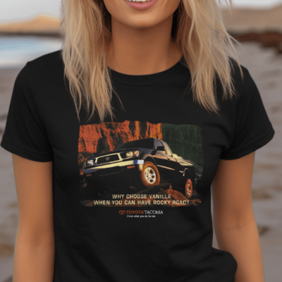 Vintage Women's Toyota Tacoma Crop Top-Off Road Apparel Crop Top