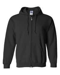 Wander Black Zip - Up Hooded Sweatshirt - Goats Trail